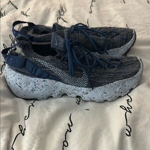 Nike Navy and Charcoal Athletic Shoes